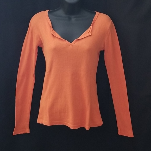Orange Long Sleeve Shirt - Picture 2 of 5